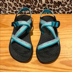 Chaco Z/1 Women's Sandals - Teal, Green, and Blue